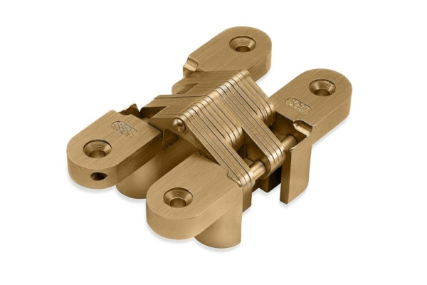 Soss scharn. deurdikte ca. 22mm vermessingd