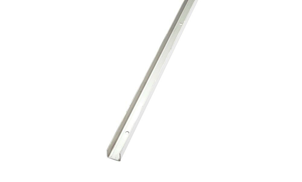 89/3000RVS-Ondergeleiderail Roest Vast Staal 3000mm