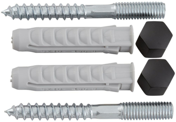 MONTAGESET M8 GARDELUX-2 MAT ZWART (2095)