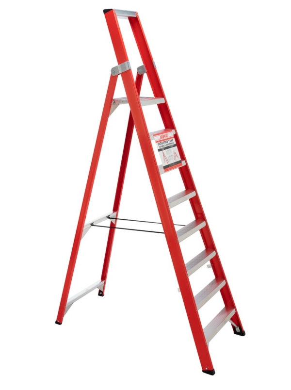 4tecx Trap enkel oploopbaar aluminium 1 x 8 tredes