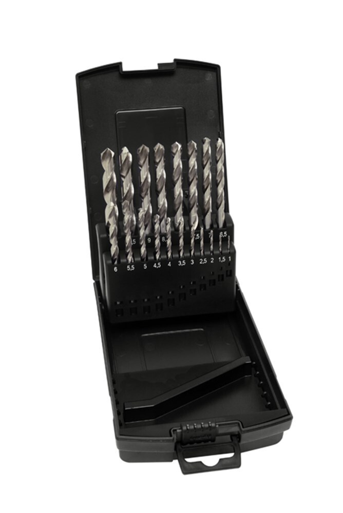 4tecx HSS-g boor geslepen DIN 338 splitpoint set 19-delig