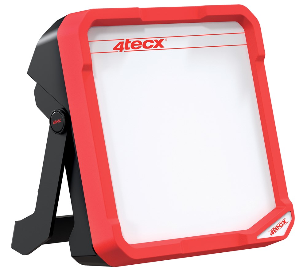 4tecx Bouwlamp LED klasse 1 40W 6000 lumen inclusief 2 schuko