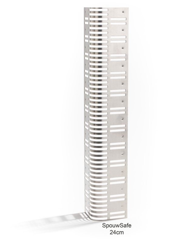 Spouwsafe/flexigrille voegrooster rvs 24cm