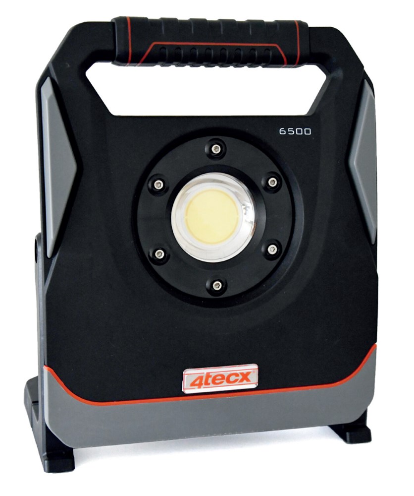 4tecx Bouwlamp LED klasse 3 multi accu 65W 6500 lumen