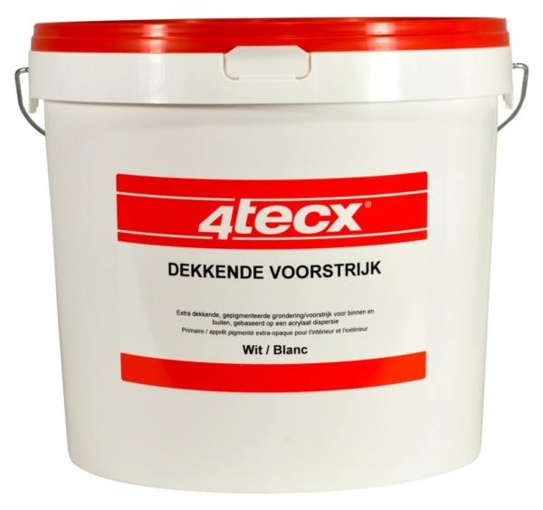4tecx Voorstrijk wit dekkend 10ltr