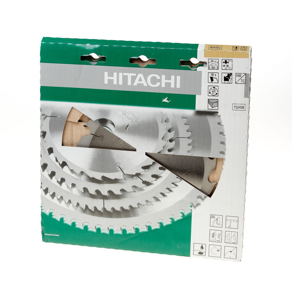 Hitachi Cirkelzaagblad 190X30 Z18
