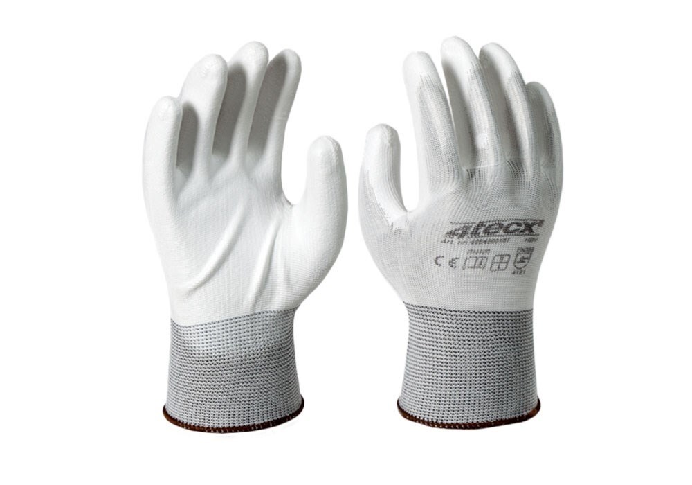 4tecx Handschoen PU wit 3 paar maat 11