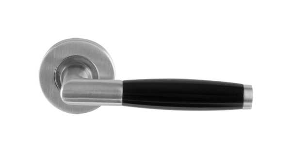 Deurklink Verto massief Ton Model op rond rozet geveerd