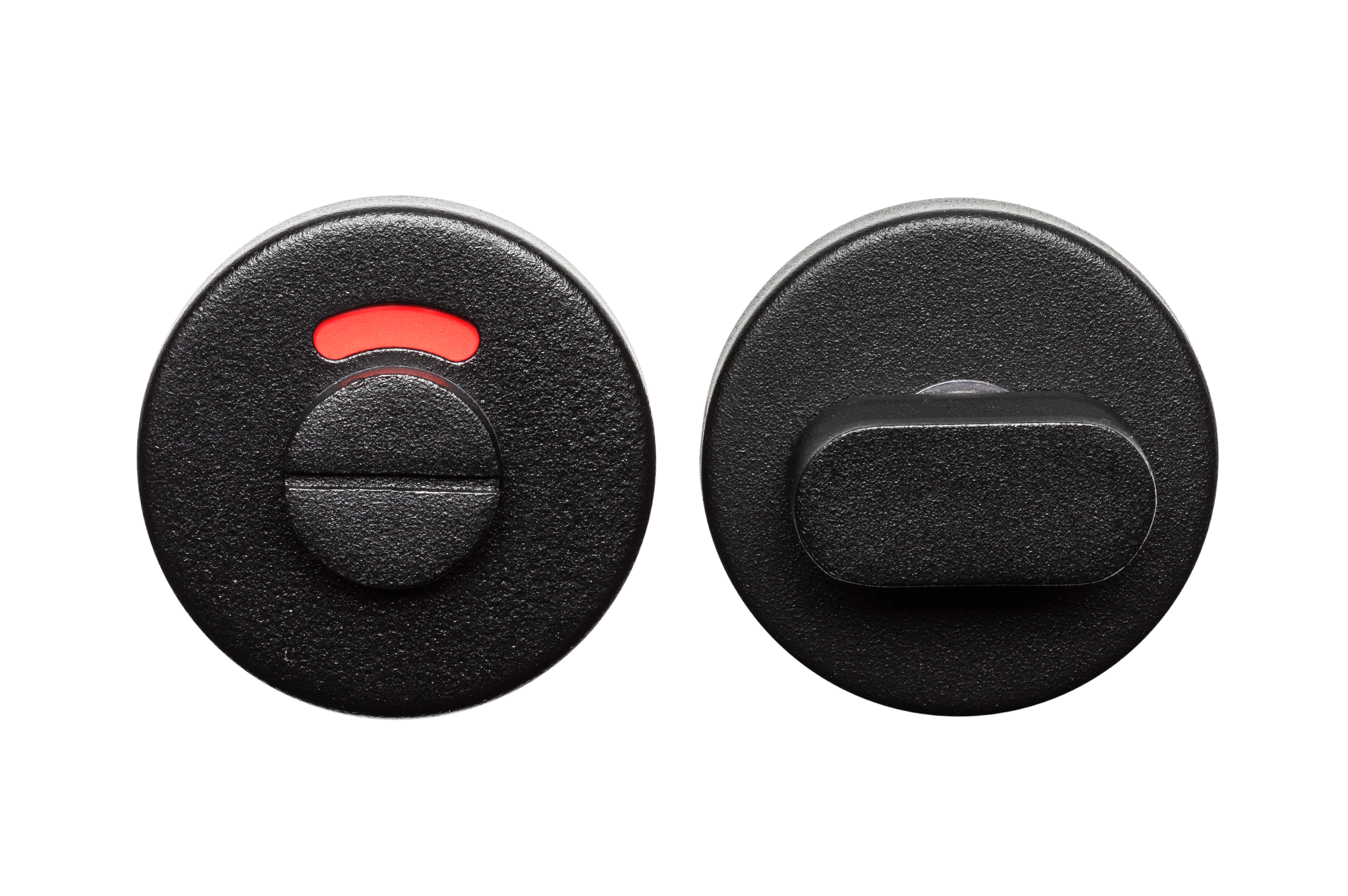 Vrij-Bezet rozet zwart rond