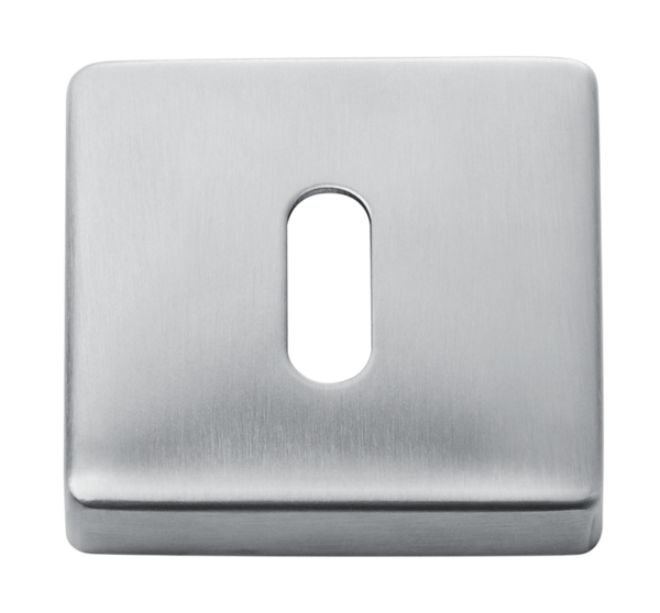 Sleutelrozet rvs vierkant