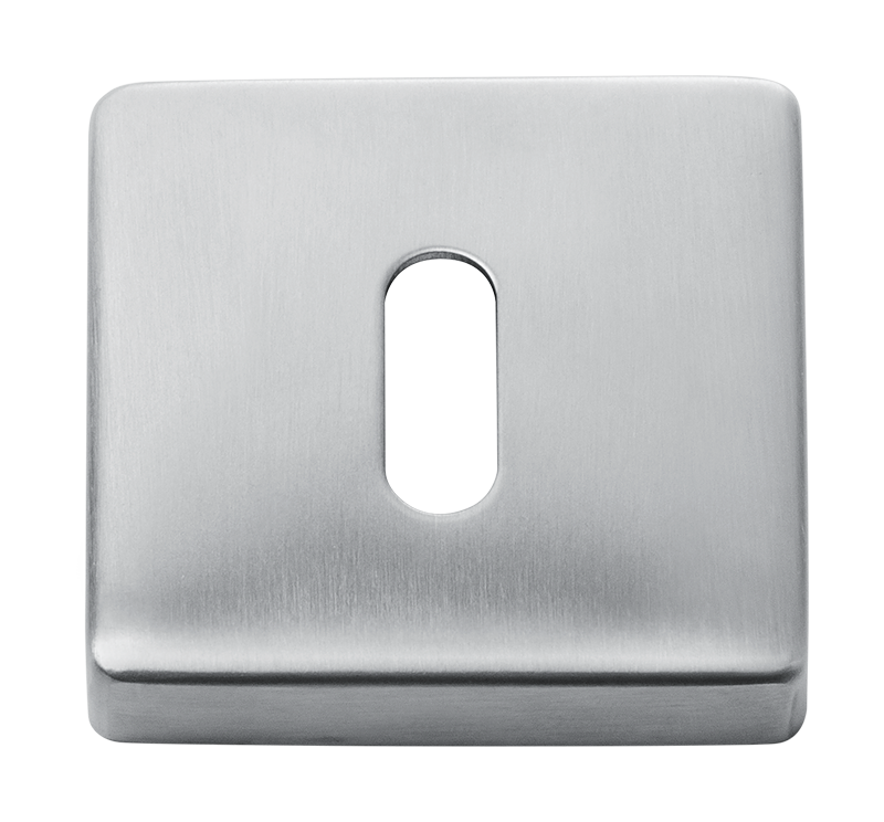 Sleutelrozet rvs vierkant