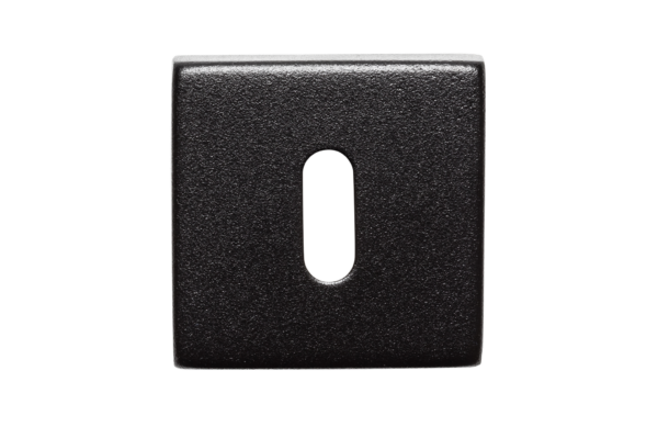 Sleutelrozet zwart vierkant