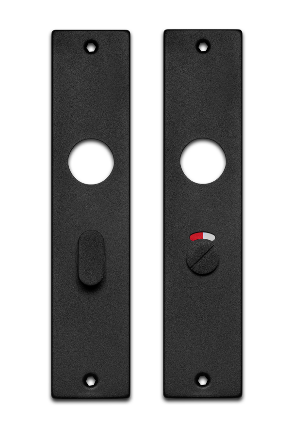 Langschild Vrij-Bezet zwart