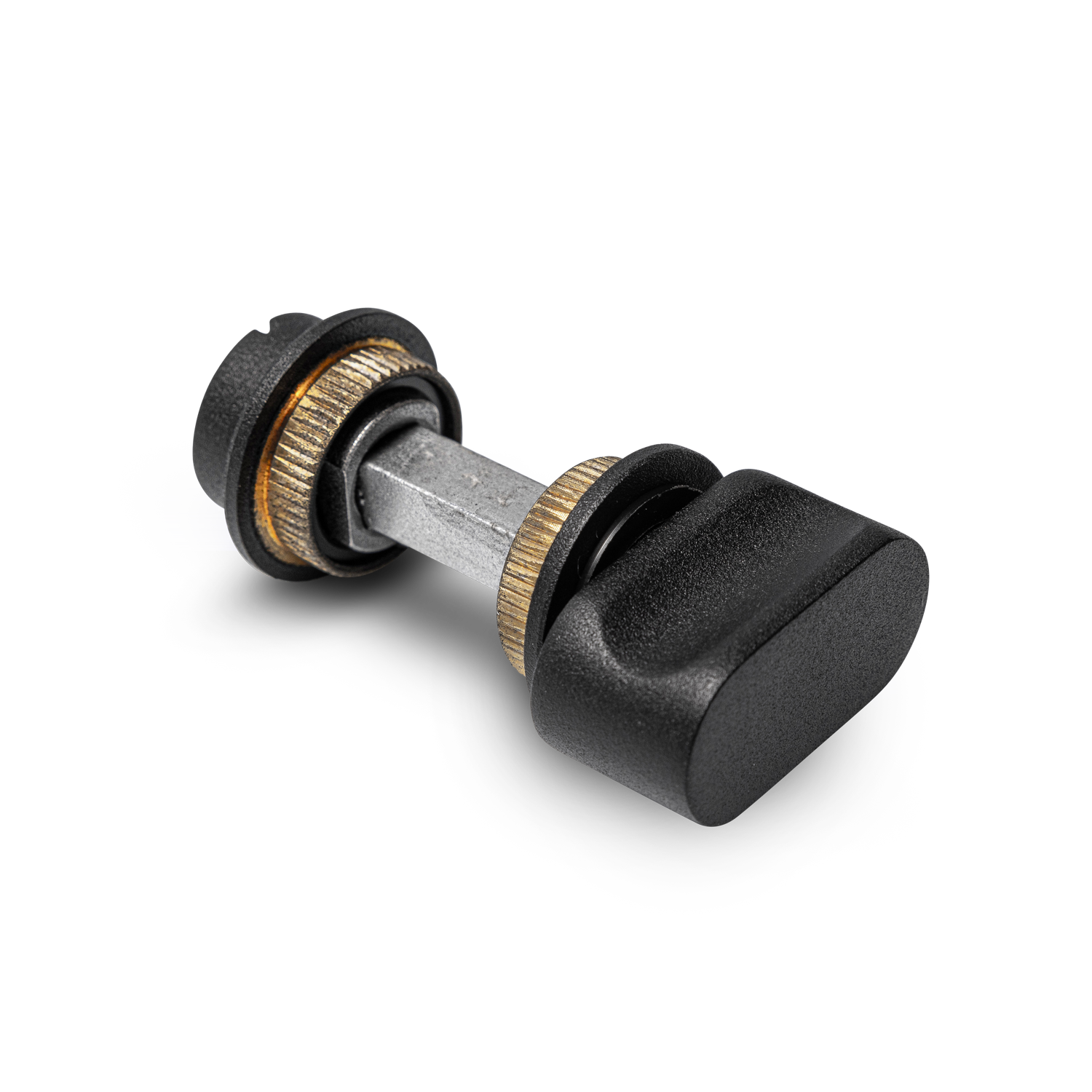 Vrij-Bezet rozet zwart rond minimalistisch