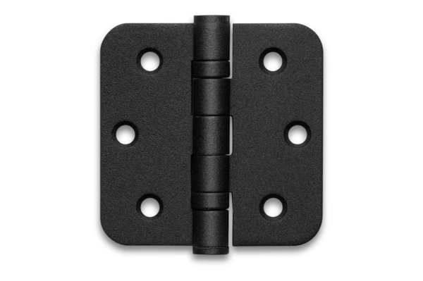 Kogellagerscharnier Ferro kogellager zwart - incl. schroeven - 76x76