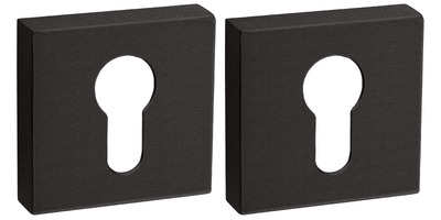 Cilinderrozet paar 4knt zwart