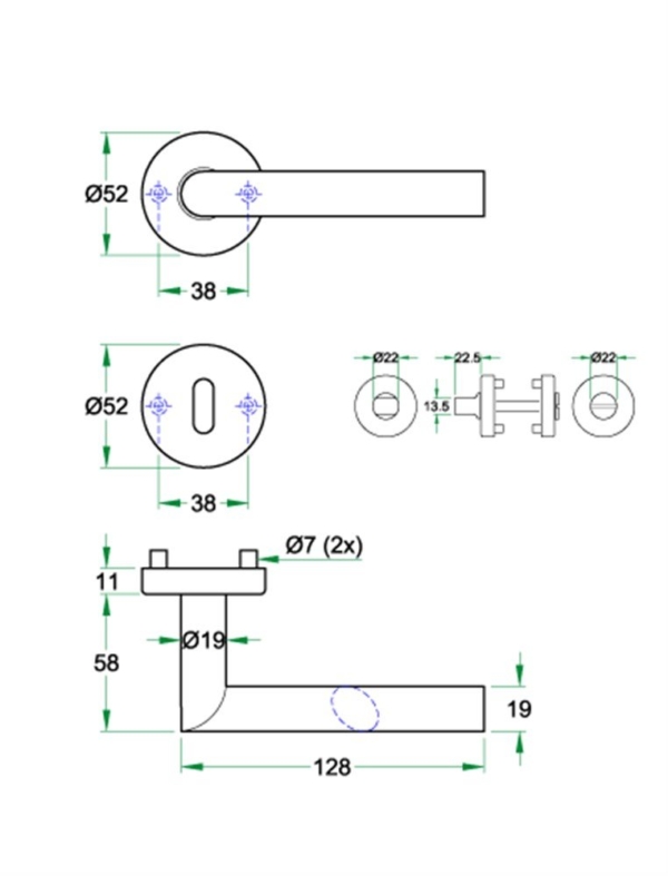 Krukgarn JADE rvs mat SL