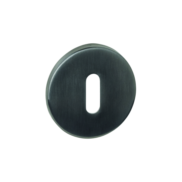 Sleutelrozetten verdekt ø52x6mm PVD antraciet