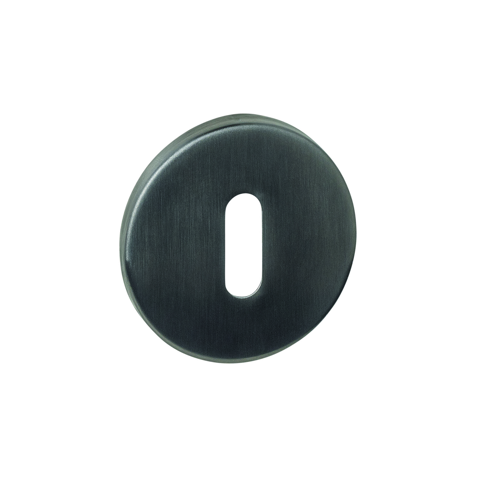 Sleutelrozetten verdekt ø52x6mm PVD antraciet