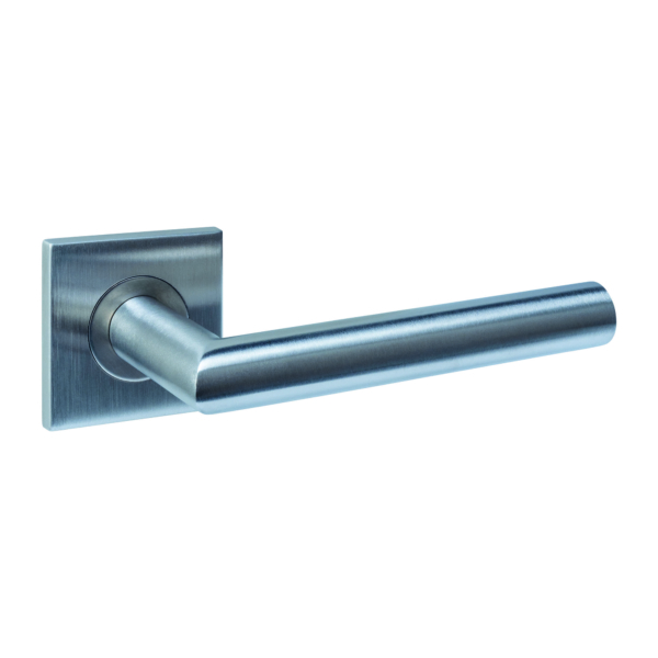 Deurkruk Q 04 op rozet verdekt 53x53x6mm rvs