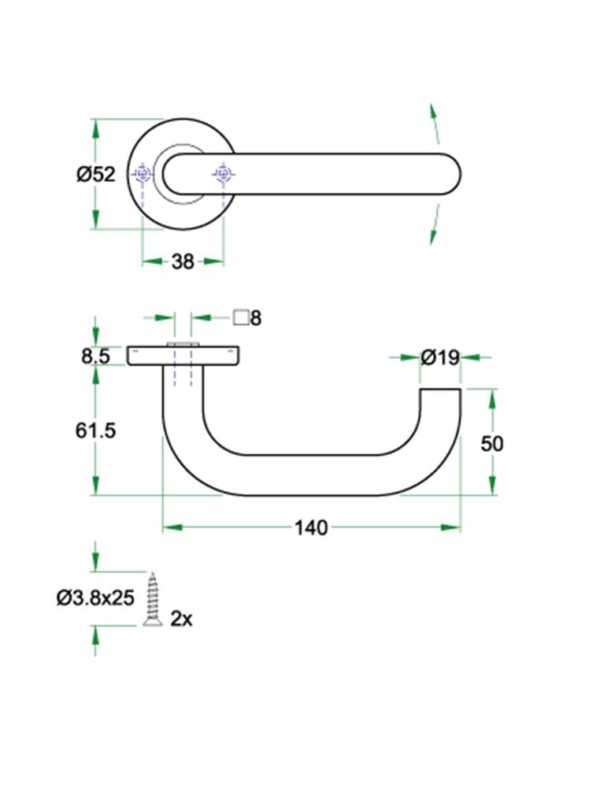 Krukgarn CHASE PL rvs mat SL
