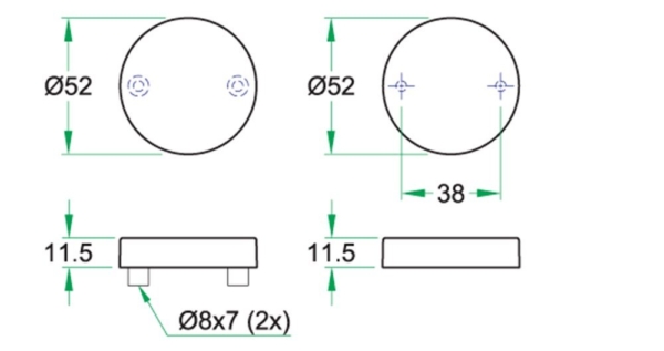 Veiligheidsrozet paar SKG*** rvs mat KTB/blind