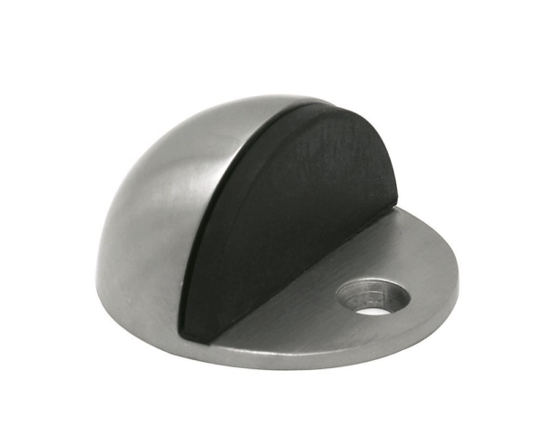 Deurbuffer vloermontage ø43x24mm rvs mat