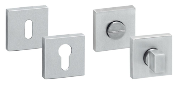 WC garnituur 4knt rvs mat WC 8mm