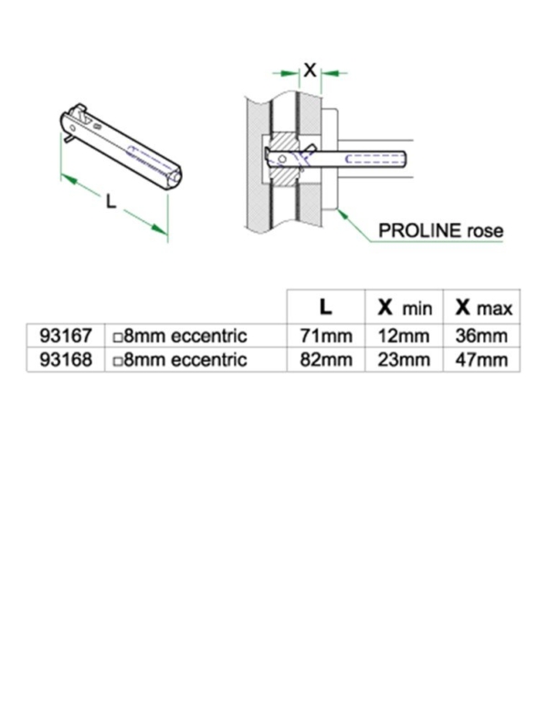 Halve krukstift dd 49-59mm heso