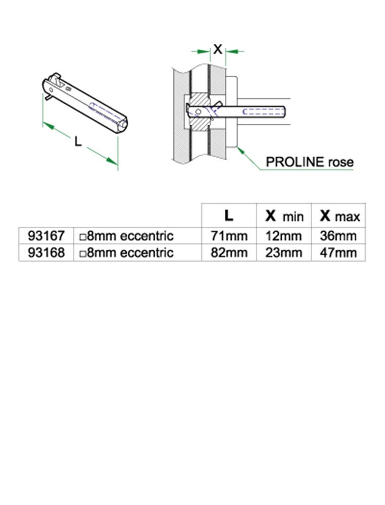 Halve krukstift dd 49-59mm heso