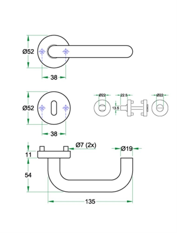 Krukgarn UNO rvs mat PC