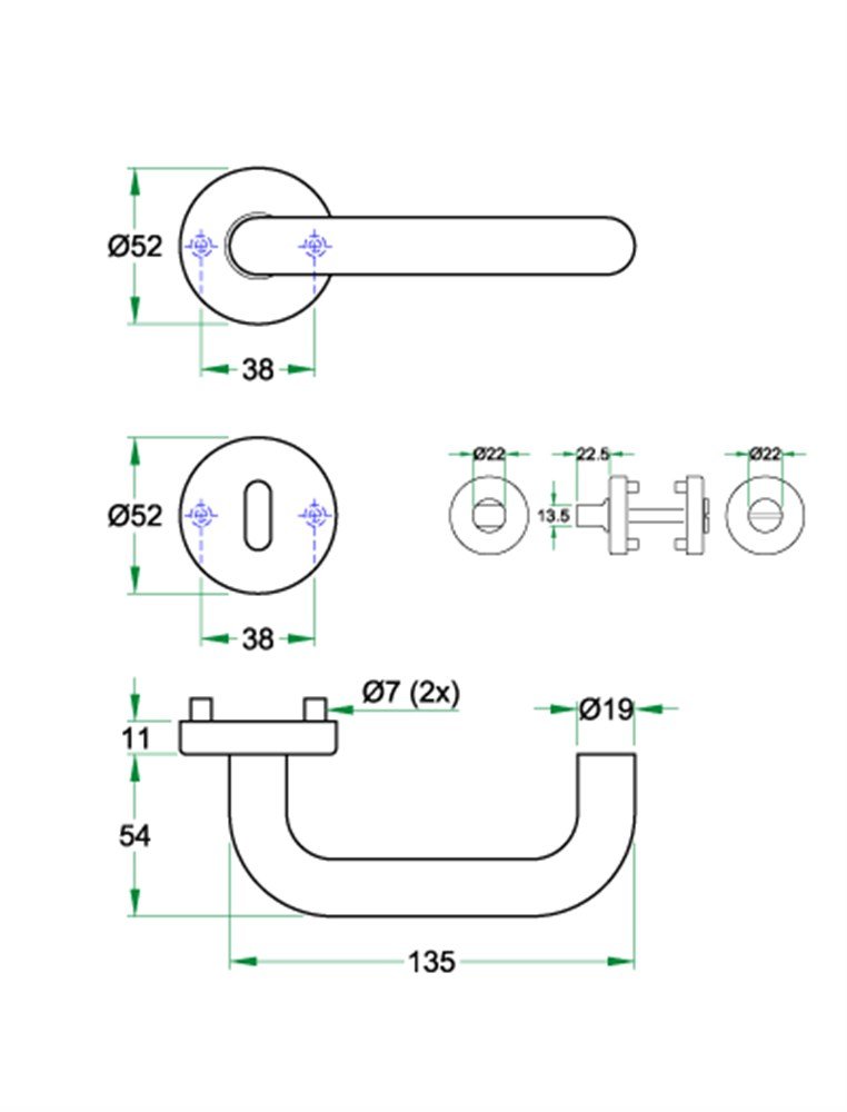 Krukgarn UNO rvs mat PC
