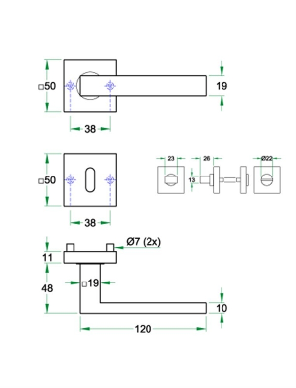 Krukgarn METRO rvs mat PC