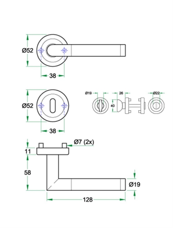 Krukgarn SPACE rvs mat/glans PC