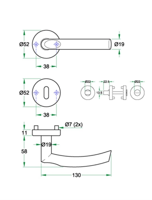 Krukgarn ILSA rvs mat PC