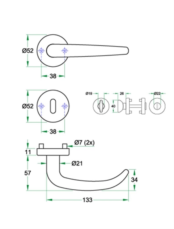 Krukgarn FIONA rvs mat