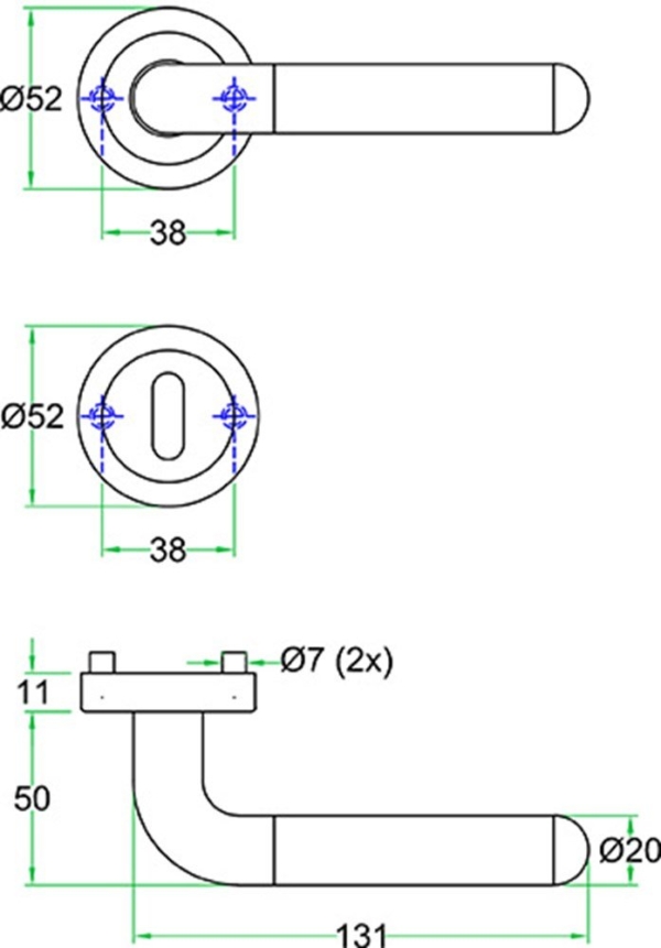 Krukgarn VIVA rvs mat/glans