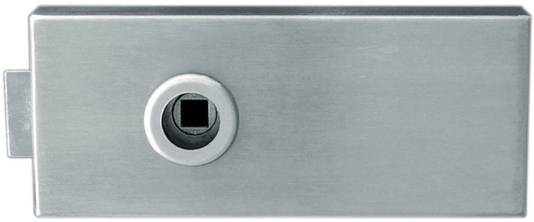 Glasdeurslot Frankfurt rvs mat blind