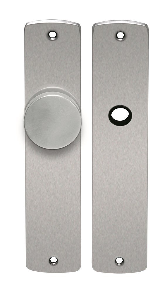 Knop/Krukschild renovatie LS rvs mat PC72 mm
