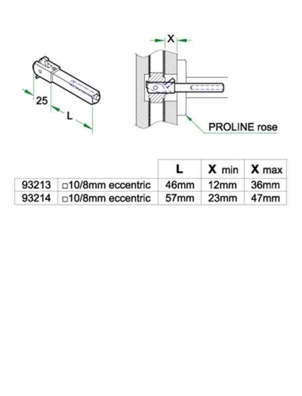 Tuimelstift DD 60-70mm heso gereduceerd