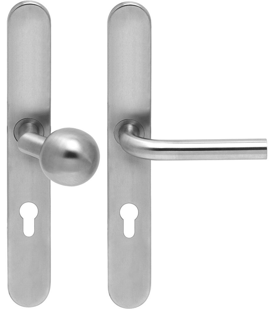 Knop/krukgarn BODA DIN-R PL KL4 rvs mat blind LS-XL