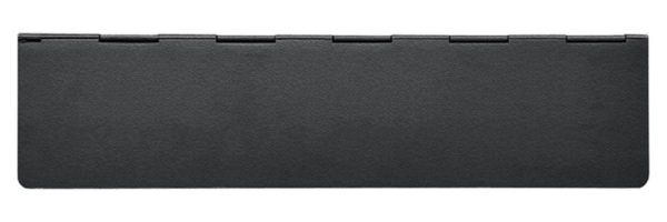 Tochtklep rechthoek zwart