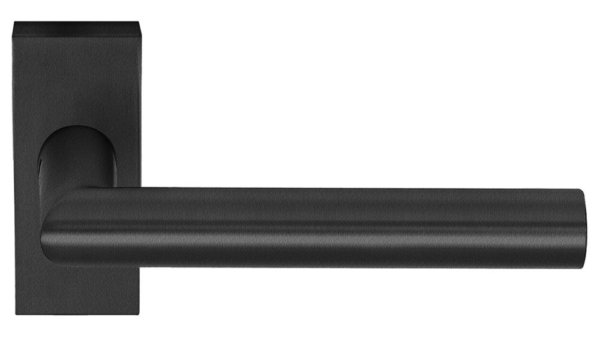 Gatdeel TIPO zwart rechthoekig rozet