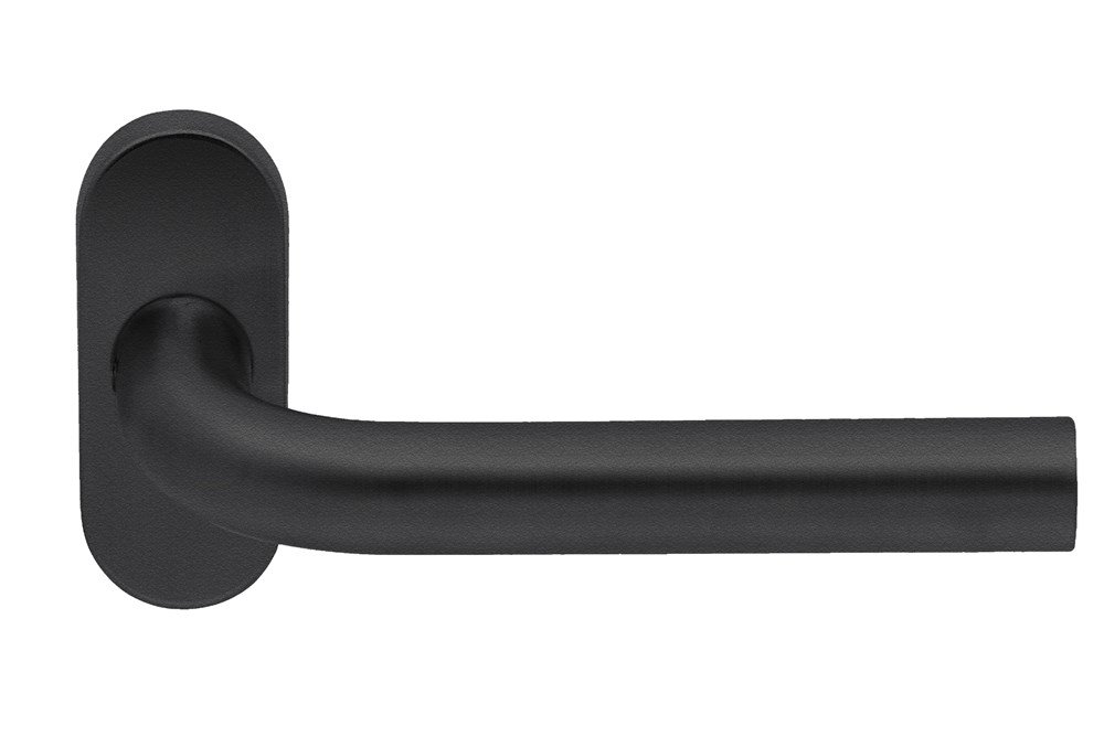 Gatdeel LIDO zwart ovaal rozet