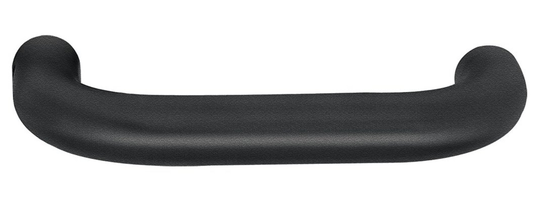 Gatdeel U zwart tbv vh/glas/raambeslag