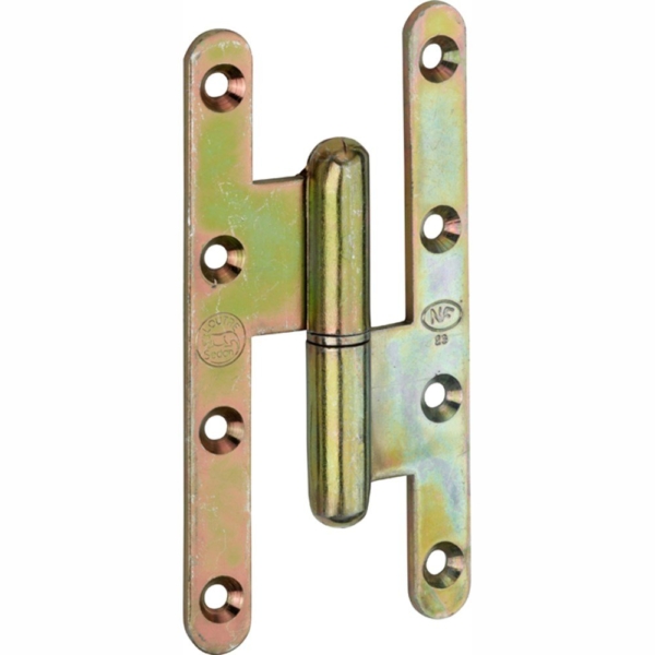 Paumelle DIN LS 140x70mm gebich. RoH