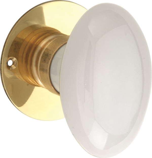 Knopg. porselein Evelyne MGO-MGO/wit