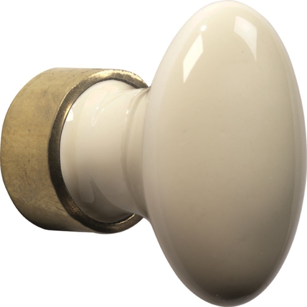 Meubelkn.pors.Ovaal 33mm MGO/ivoor