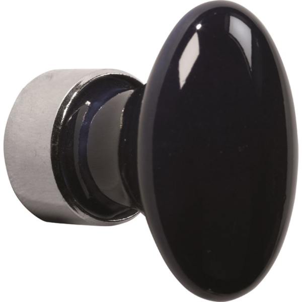 Meubelkn.pors.Ovaal 33mm MGN/donkerblauw