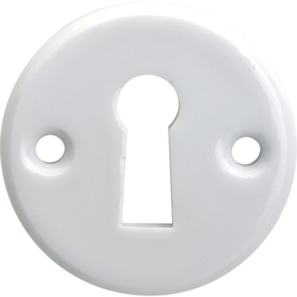 Sleutelrozet pors. Evelyne wit